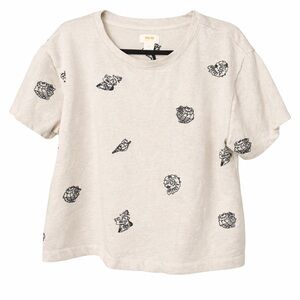Maeve by Anthropologie Shell Print Tee | Size Large